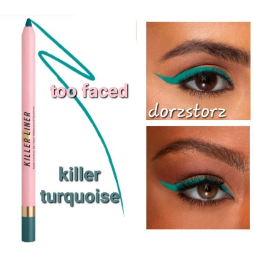 TOO FACED Killer Liner Gel Eyeliner Pencil *KILLER TURQUOSE* / .004 oz / NIB